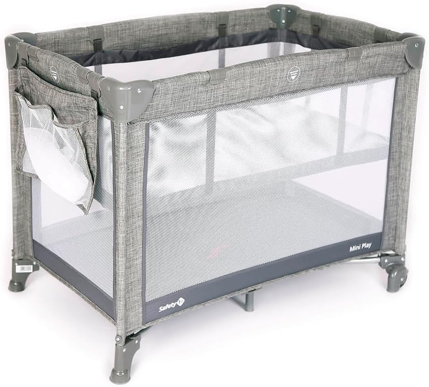 Safety 1st, Berço Mini Play, Grey Denim